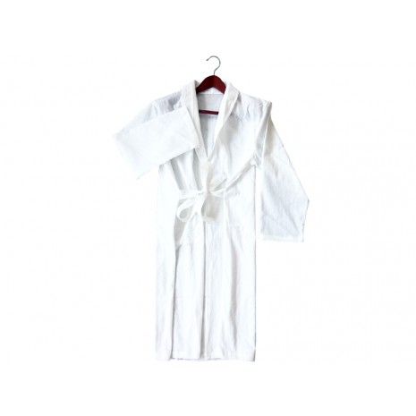 Buy Organic Robe Organic Cotton, Hemp & Bamboo French Terry Bathrobe Side  Pockets, Unisex, Tie Belt Closure, Luxury Eco Loungewear Bath Robe Online  in India - Etsy