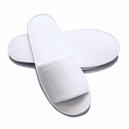 BASIC TERRY SLIPPERS OPEN TOE