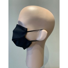 Masque noir en textile non médical