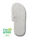 STRAW SANDAL WITH WHITE VELCRO I'm Green® LADY SIZE